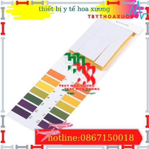 [1 Hộp 20 Tệp ] Giấy Quỳ Tím Thử Độ pH Thang Đo Từ 1 Đến 14