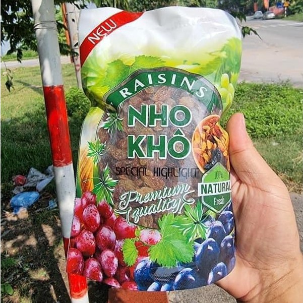 NHO KHÔ MỸ KHÔNG HẠT HÀNG CHUẨN (túi 300g)