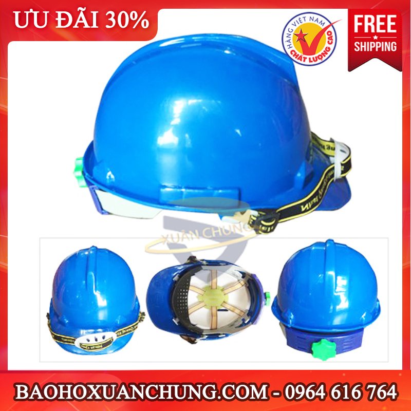 Mũ bảo hộ lao động núm vặn, Mũ kỹ sư công trình không lót xốp
