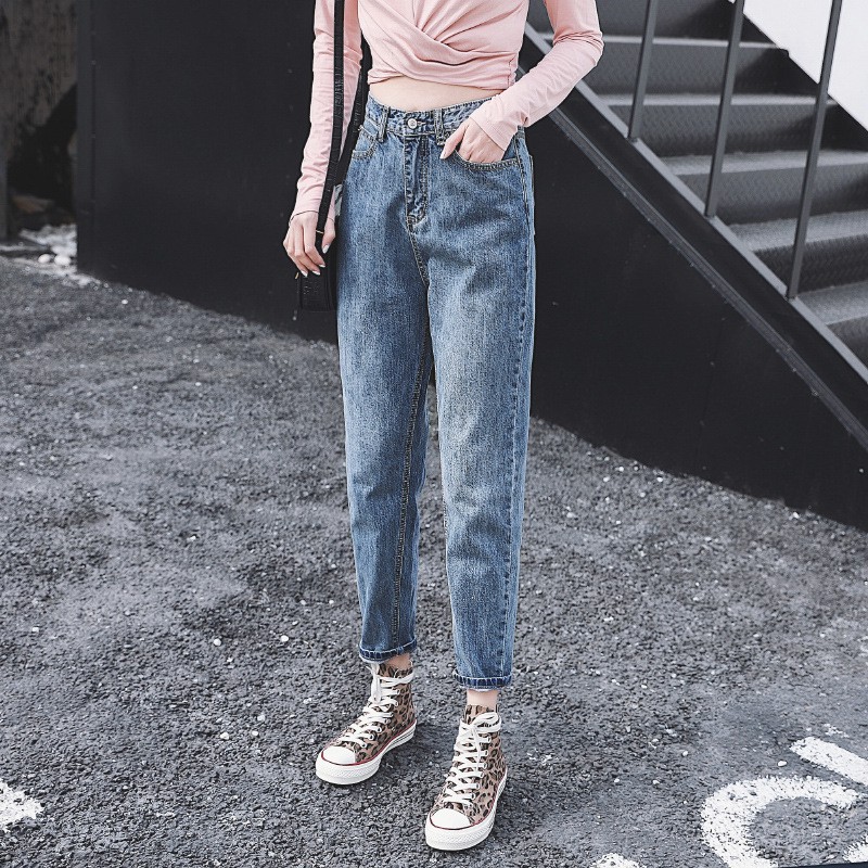Quần Bò Nữ - Quần Jeans Nữ Cao Cấp Cạp Cao QJ01