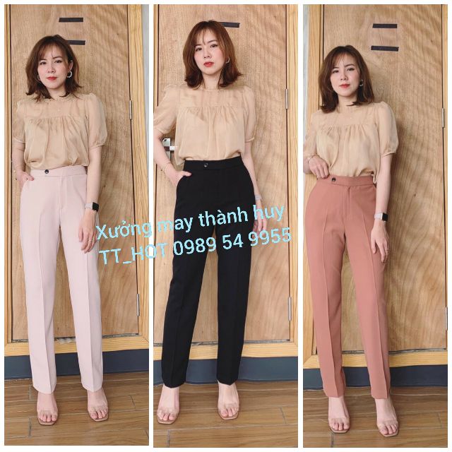 quần baggy cúc lệch 01