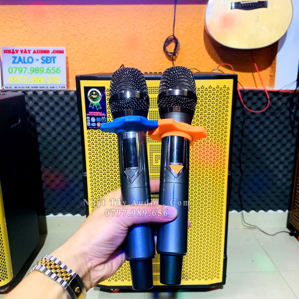 Loa kéo di động công suất lớn bass 5 tấc cao cấp, NT 9899 - Loa karaoke hát hay giá rẻ bass 50 mới nhất