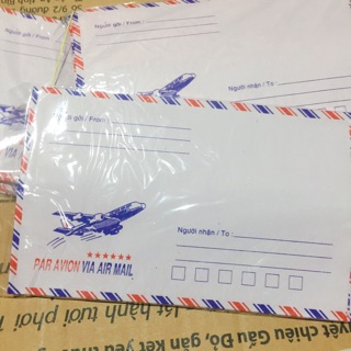 20 phong bì/bao thư trắng 18*12cm