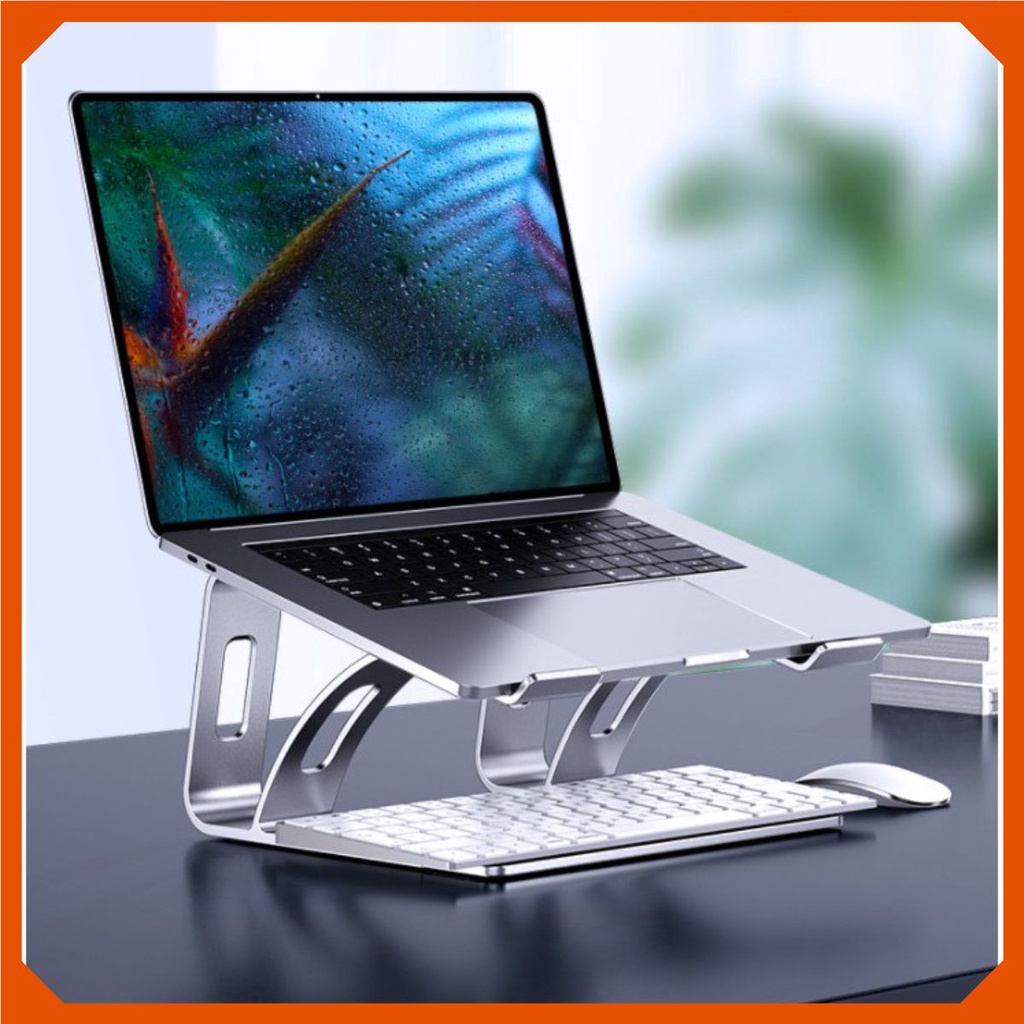 Đế Tản Nhiệt Macbook Laptop Nhôm Gấp Gọn Kiêm Kệ Đỡ Máy Tính Để Bàn Chắc Chắn Đa Năng EBOX LS653
