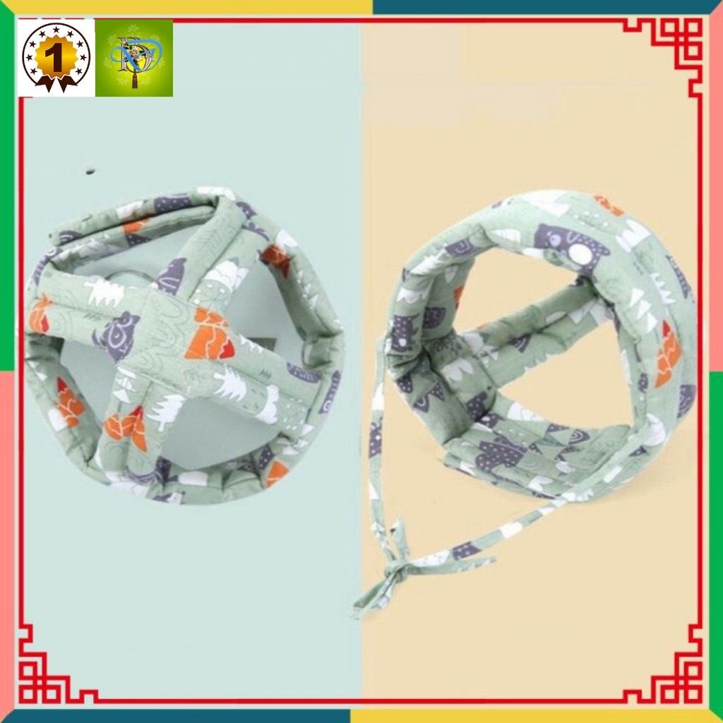 Mũ bảo hiểm cho bé tập đi, chống ngã cho bé, tấm lót bảo vệ chống va chạm đầu cho bé tập đi