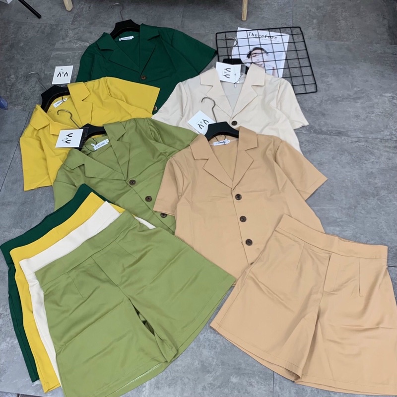 Set vest nhiều màu