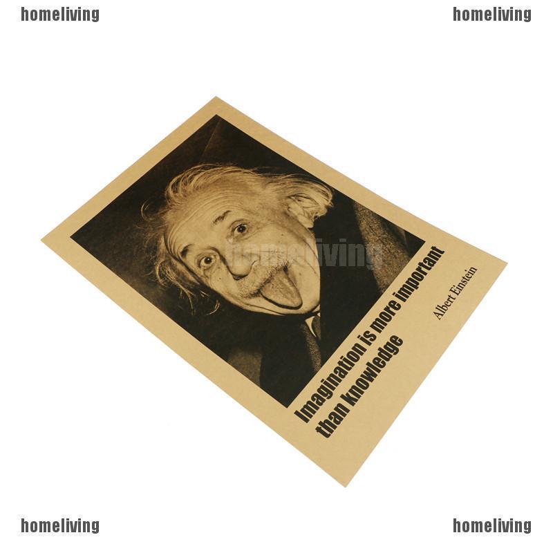 Poster Dán Tường Hình Einstein
