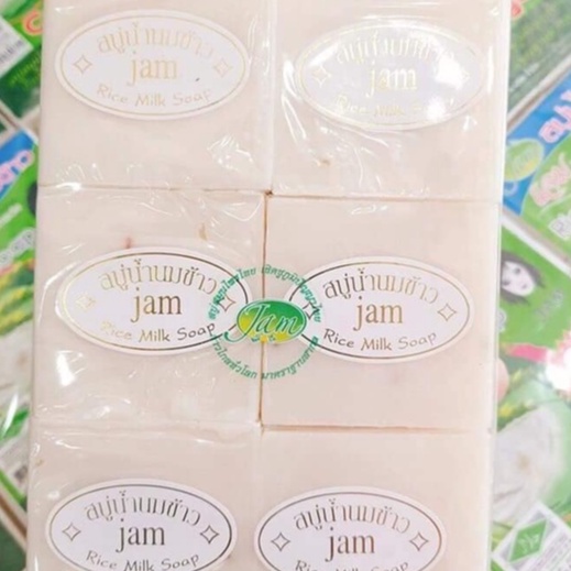 Xà Phòng Cám Gạo Thái Lan Jam Rice Milk Soap