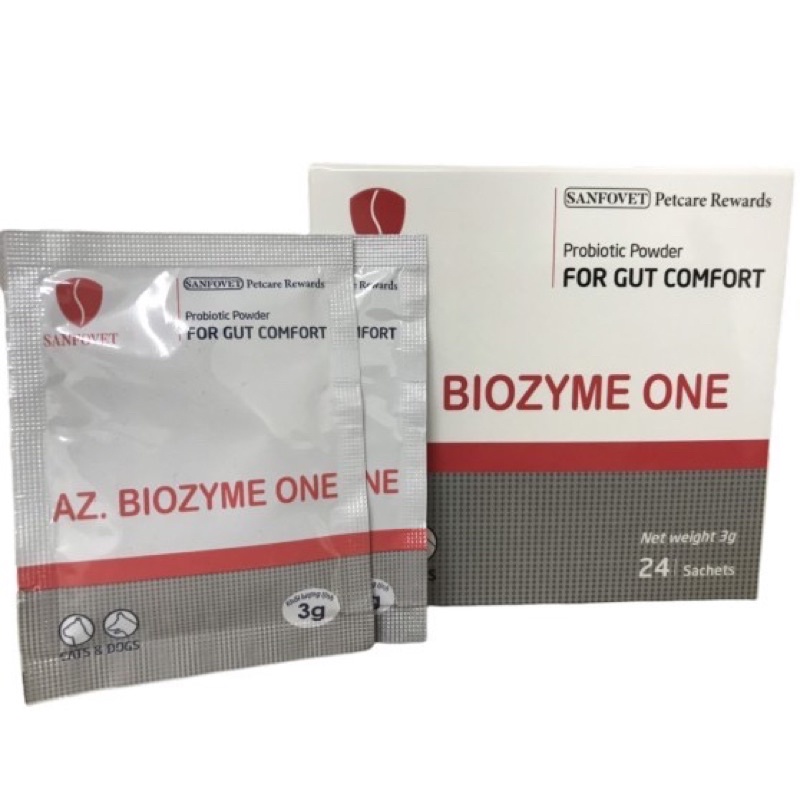 Men tiêu hóa, men vi sinh, lợi khuẩn cho chó mèo AZ. BIOZYME ONE 3g