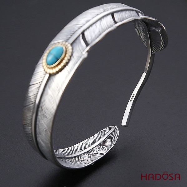 Vòng kiềng bạc Thái handmade Hadosa