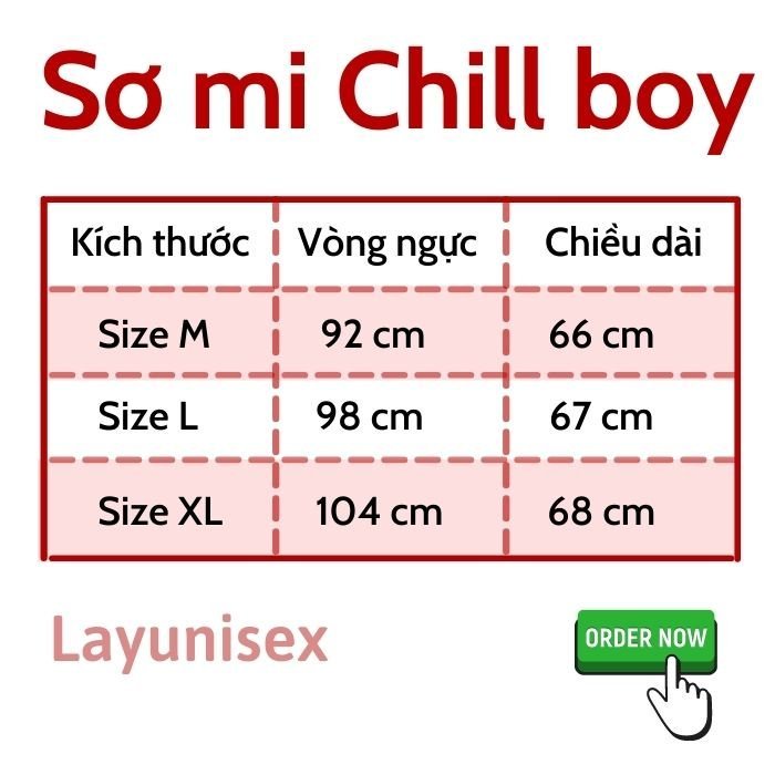 Sơ mi nam tay dài Chill Boy - Premium