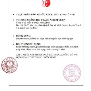 ĐIỀU_KINH_TỐ_NHƯ_THANH_MỘC_HƯƠNG