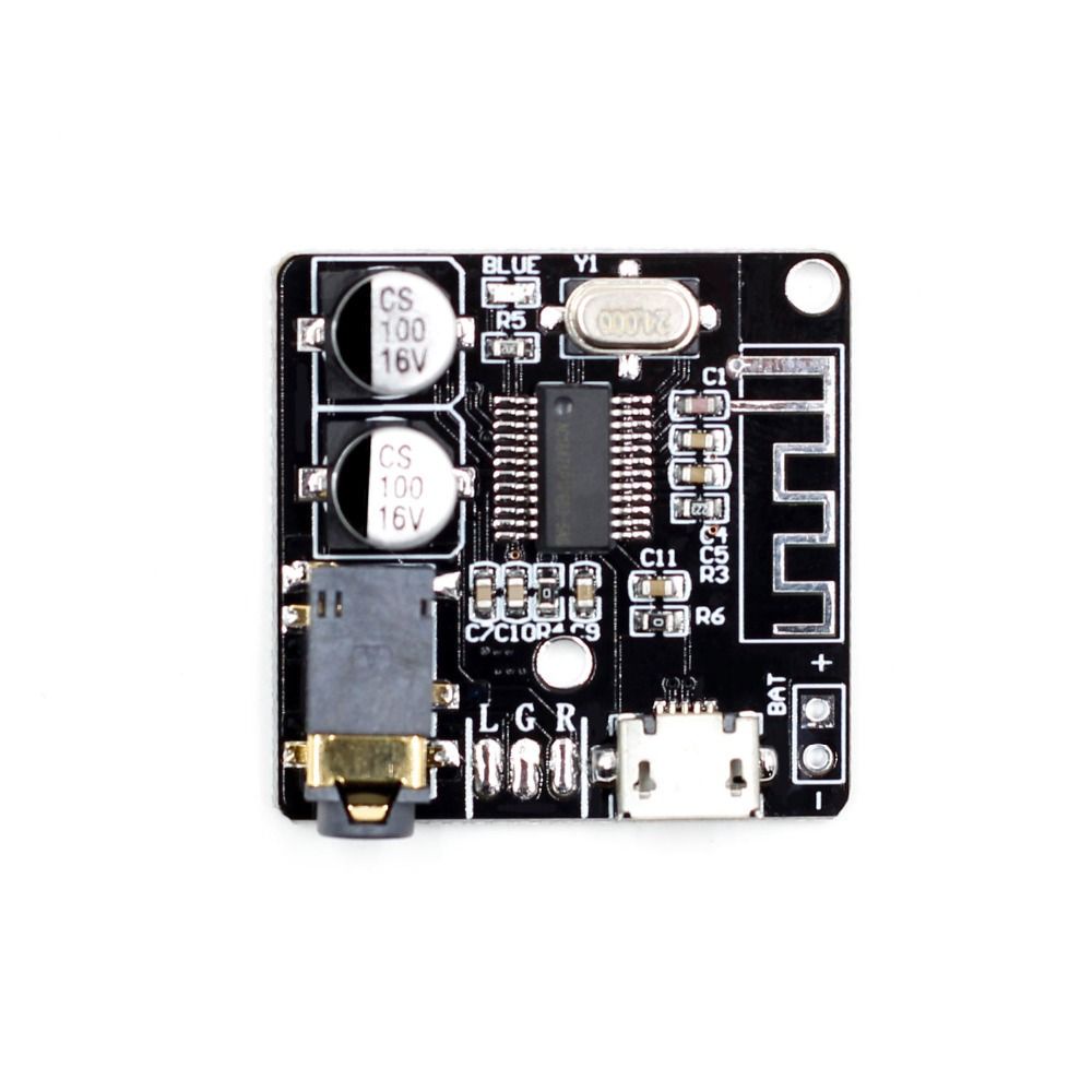 EXPEN Mini MP3 Audio Receiver Board Music Bluetooth 4.1 Bluetooth Module Wireless Amplifier Module BLE Stereo Lossless Decoder/Multicolor