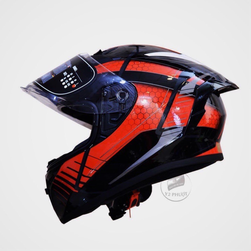 MŨ FULLFACE YOHE 978 Red Black