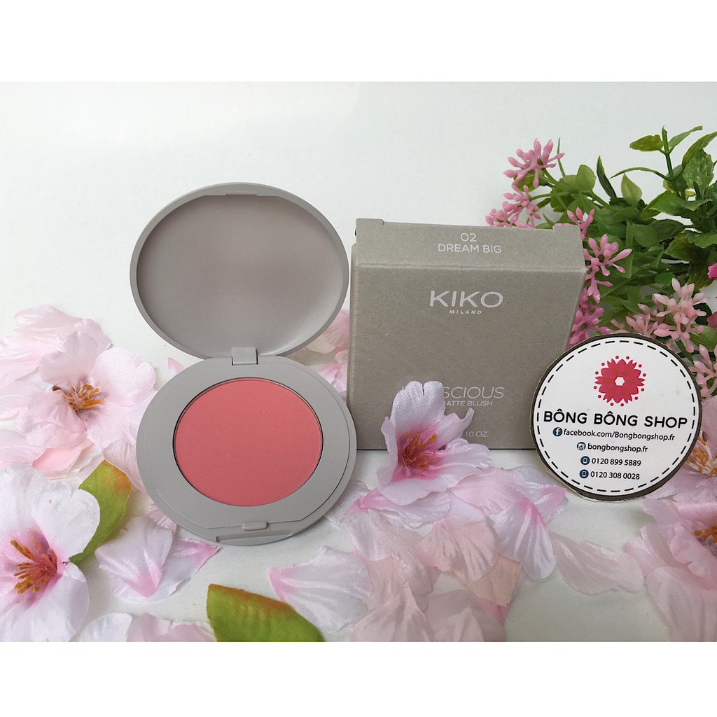 (Chuẩn Pháp) Phấn má hồng Kiko Konscious Vegan Matte Blush