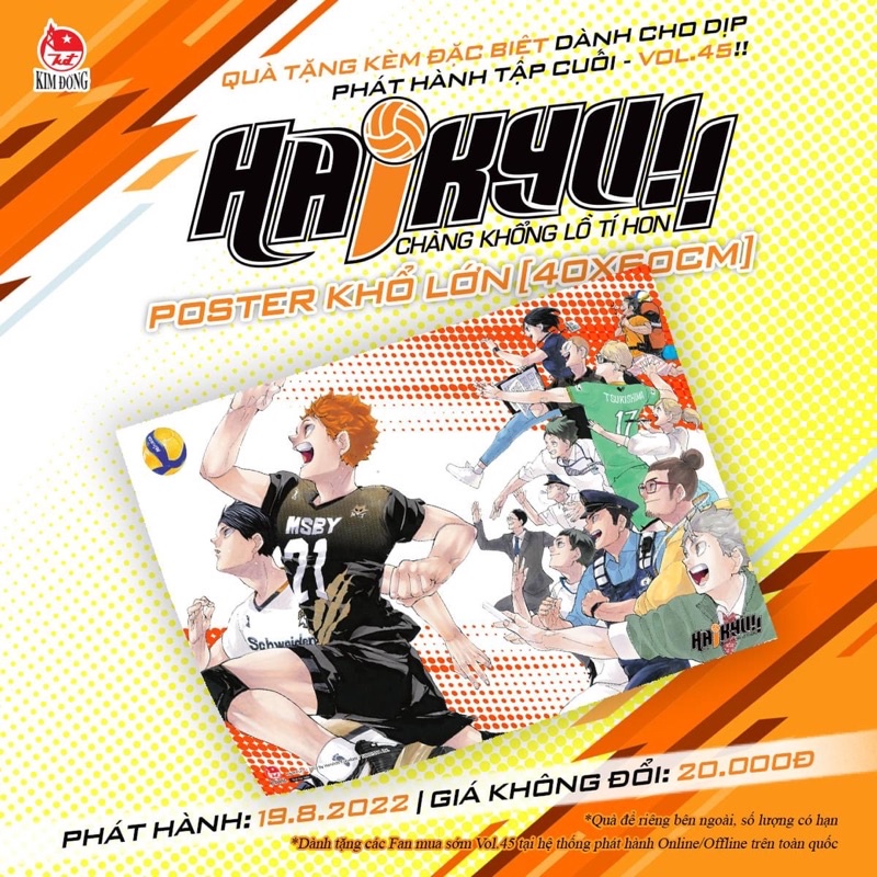 NGƯỜI KHỔNG LỒ TÍ HON-Haikyuu vol 45 END