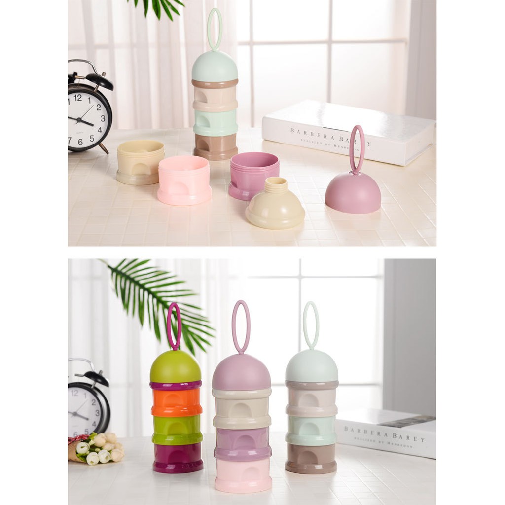Hộp đựng chia sữa 3 tầng nhựa PP an toàn - BPA Free