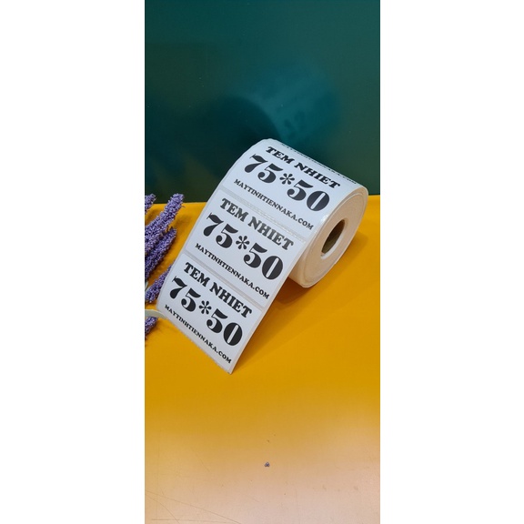 Giấy In Tem Nhiệt  60x80 mm - 6x8 cm