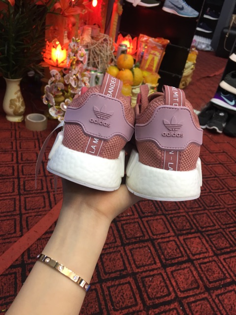 HÈ | HOT THÁNG 6 | Giày thể thao  Sneaker  nmd  hồng đất( tặng móc khoá ) :(( 💎 Uy tín . NEW new 2020 . new . * ! ' _