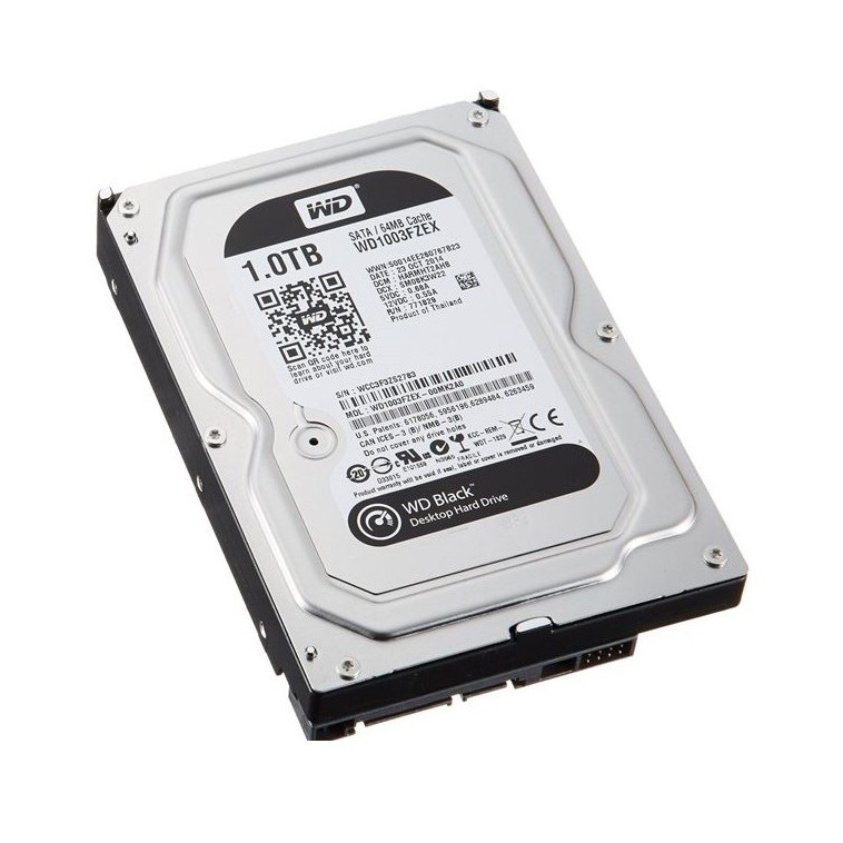 Ổ cứng gắn trong HDD WD 1Tb Black SATA3 - 7200 rpm - 2 Nhân - 64MB cache - HÀNG CHÍNH THỨC