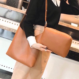 [Tặng ví mèo thần tài] Set túi vát thời trang nhiều màu