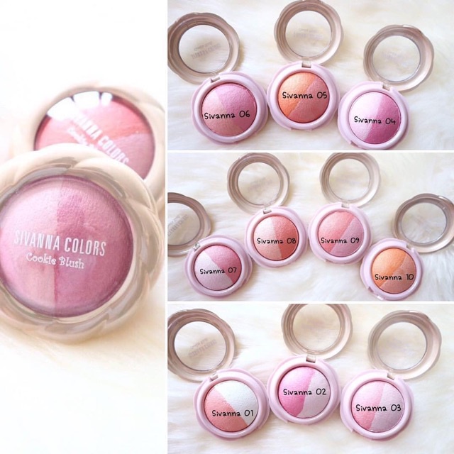 Phấn Má Hồng Sivanna Cookie Blush Duo Hai Màu Siêu Xinh Du-278