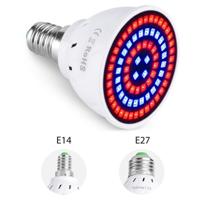 Bóng đèn LED UV kích thích tăng trưởng cây trồng 220V