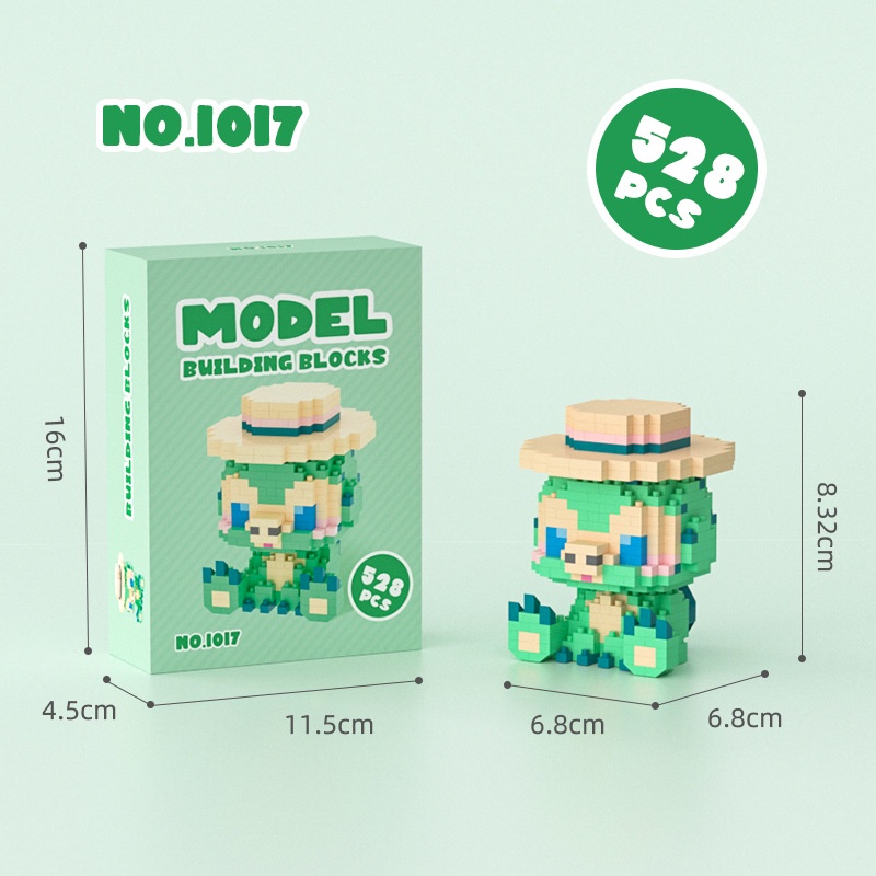 Mô hình lắp ráp động vật, đồ chơi lắp ghép lego hoạt hình 3D cho bé