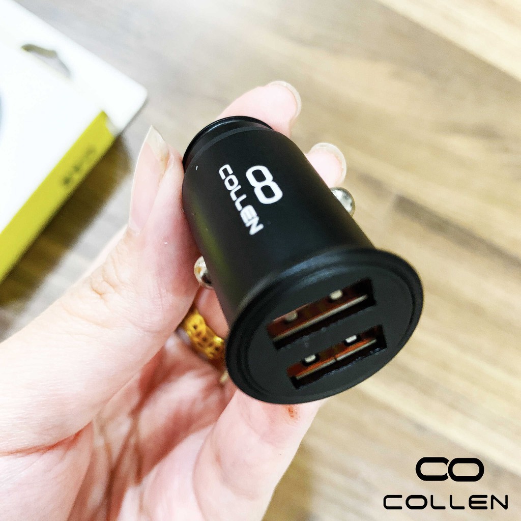 [CHÍNH HÃNG] Tẩu Sạc Nhanh Trên Ô Tô 2 Cổng USB Dùng Trong Xe Ô tô