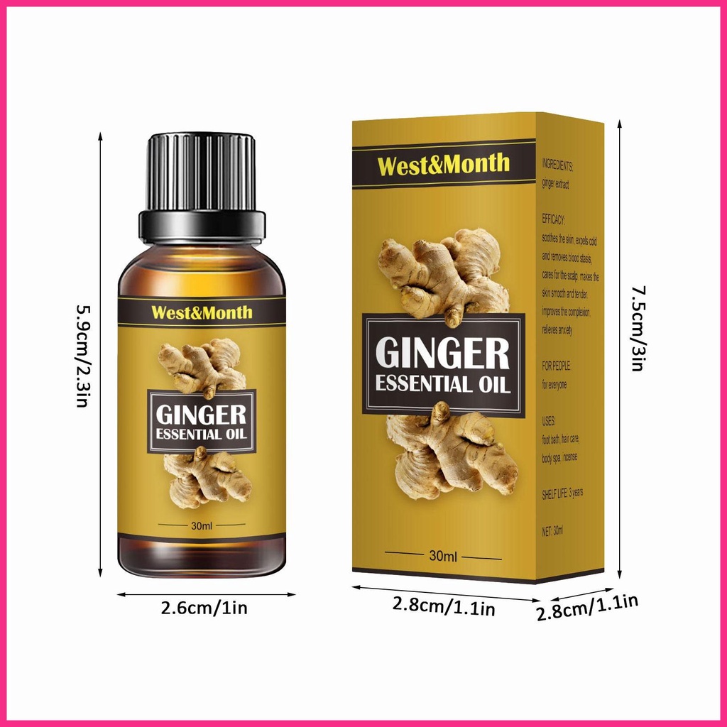 Tinh Dầu Gừng Dùng Làm Giảm Mỡ Bụng