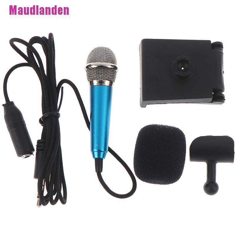 Micro Hát Karaoke Mini Giắc Cắm 3.5mm Cho Điện Thoại Pc