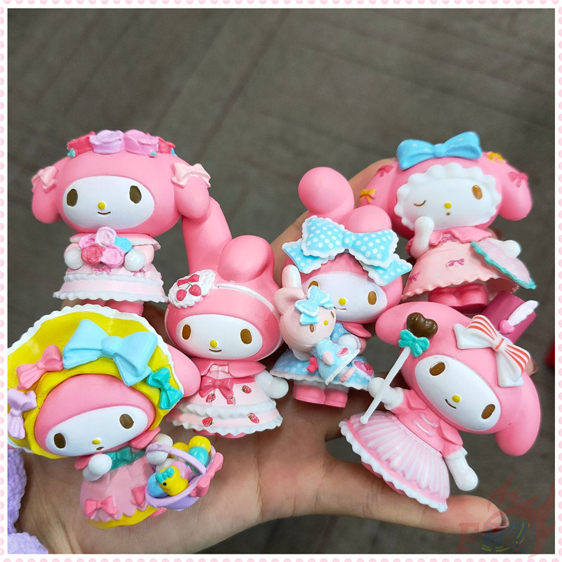 Set 6 Mô Hình Nhân Vật Phim Hoạt Hình Sanrio My Melody