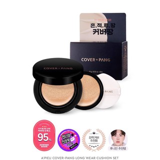[Kèm 1 lõi phụ] Phấn Nước Trang Điểm A'Pieu Cover-Pang Cushion (Longwear) SPF50++ 15g +15g