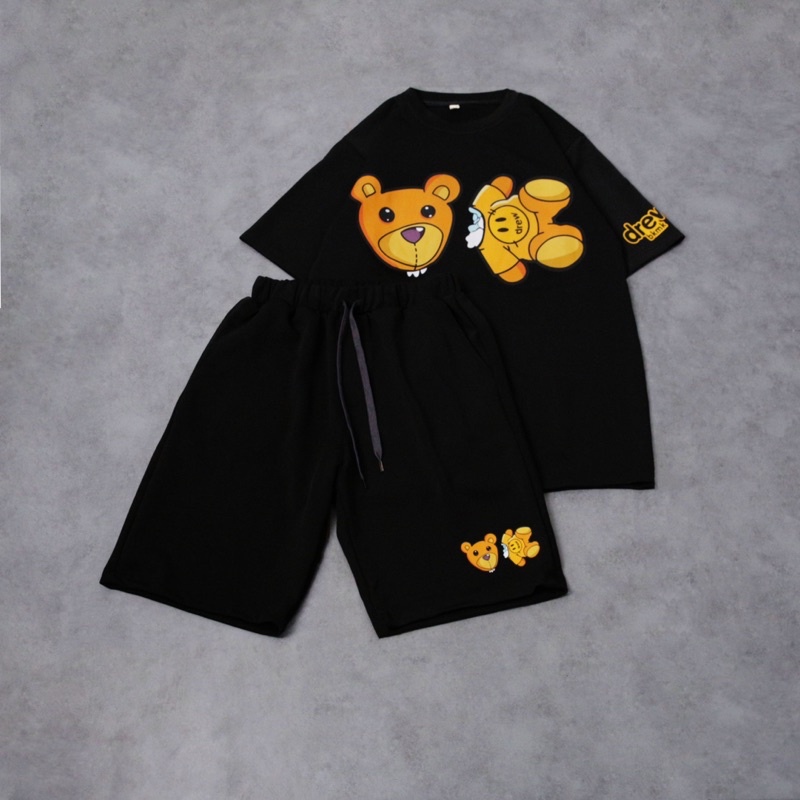Set Drew mặc hè 2 mẫu mới 2022 KPis Clothes form rộng unisex nam nữ