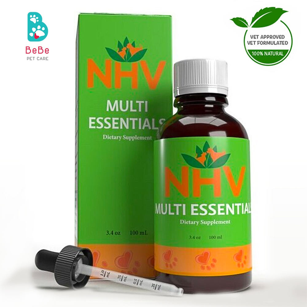 NHV MULTI ESSENTIAL - Hỗ Trợ Cân Bằng Dinh Dưỡng &amp; Bổ Sung VITAMIN cho Chó / Mèo