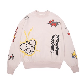 Áo Sweater Collab Màu Hồng ( Uncover X Offonoff )