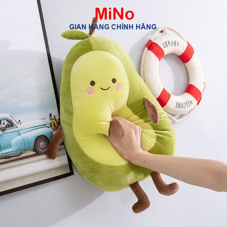 Gấu Bông Quả Bơ Ôm, Tựa Lưng Giúp Thư Giãn MINO STORE TH115