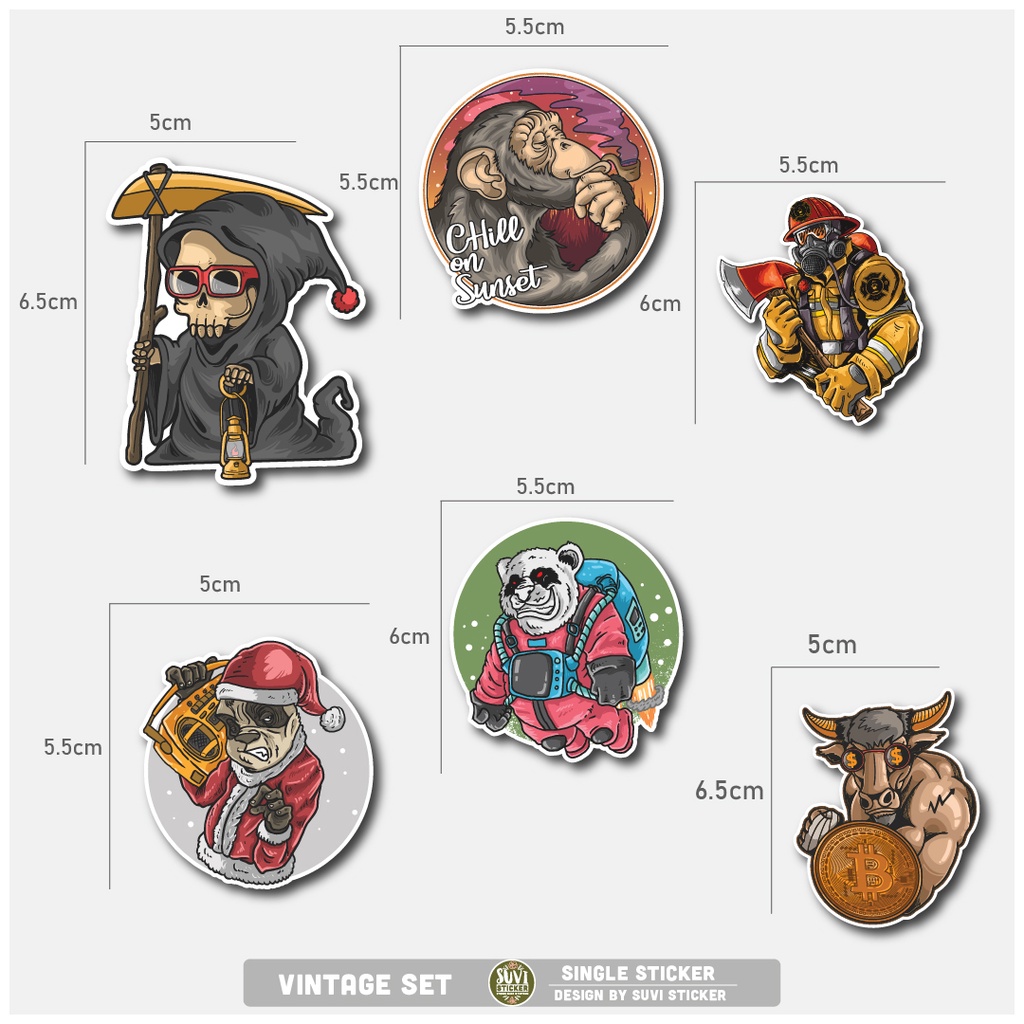 STICKER LẺ - Sticker Logo dán mũ bảo hiểm, laptop, điện thoại, vali. MSP: SS28