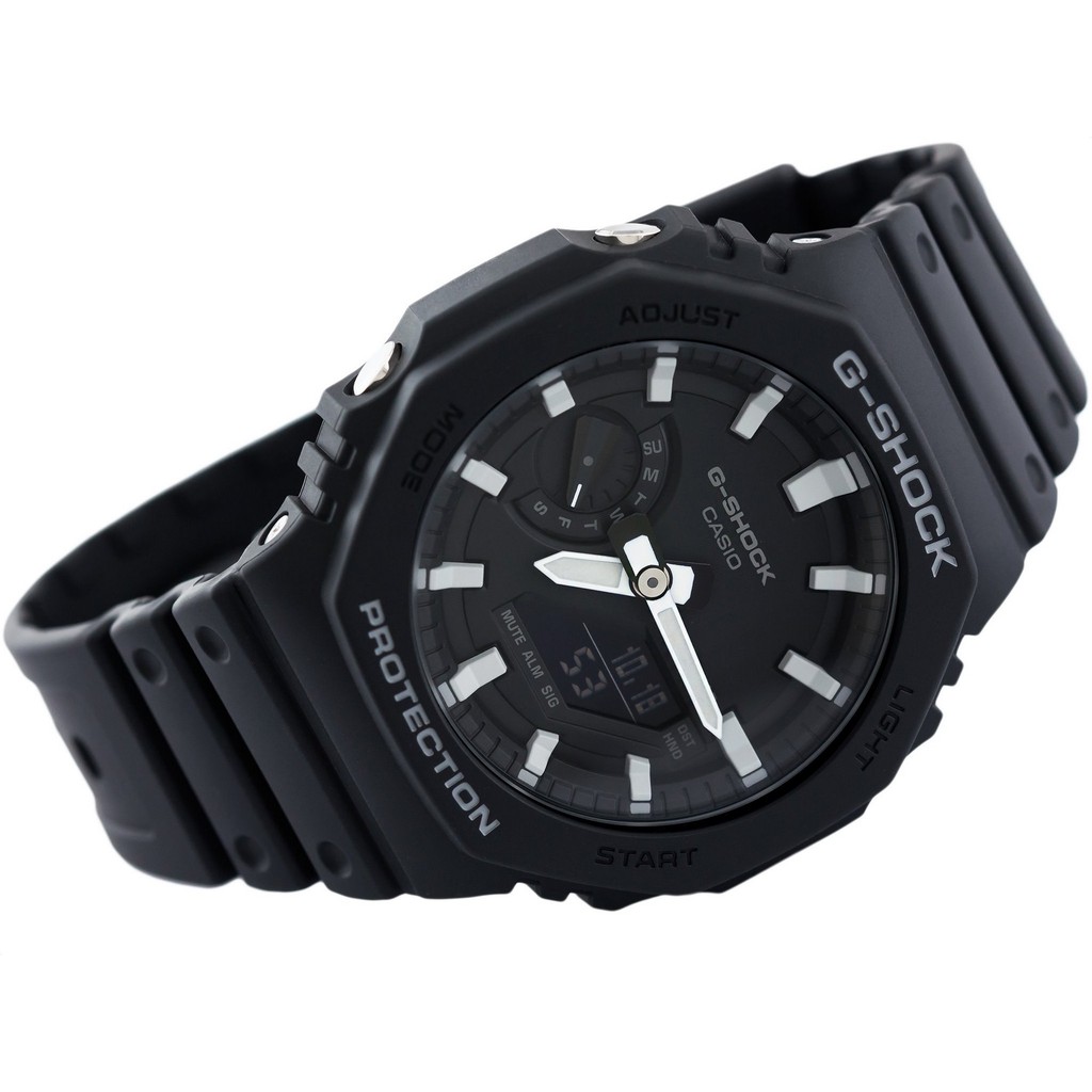 Đồng hồ nam dây nhựa Casio G-Shock chính hãng Anh khuê GA-2100-1ADR