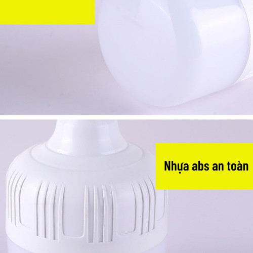 Bóng Tích Điện, Bóng Đèn Led Sạc Tích Điện Đa Năng Bi 3 Chế Độ Sáng