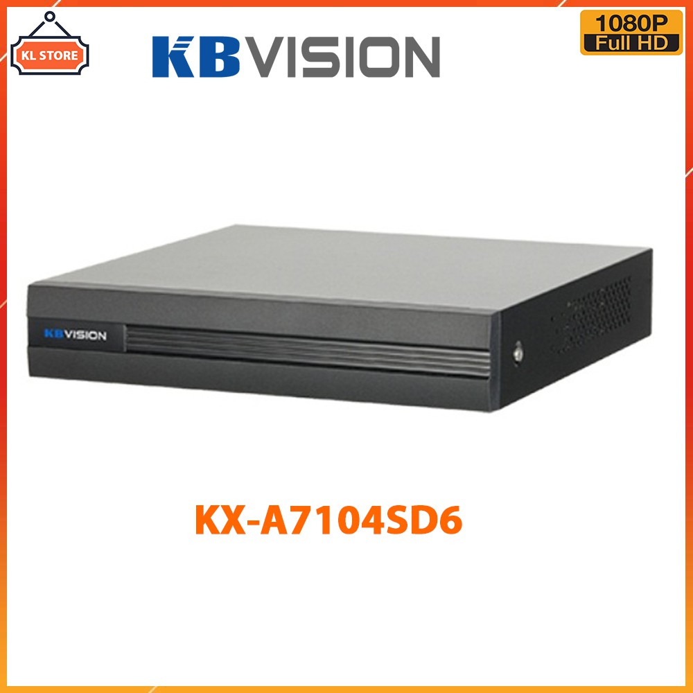 Đầu Ghi Hình 4 Kênh 5 in1 KBVISION KX-A7104SD6