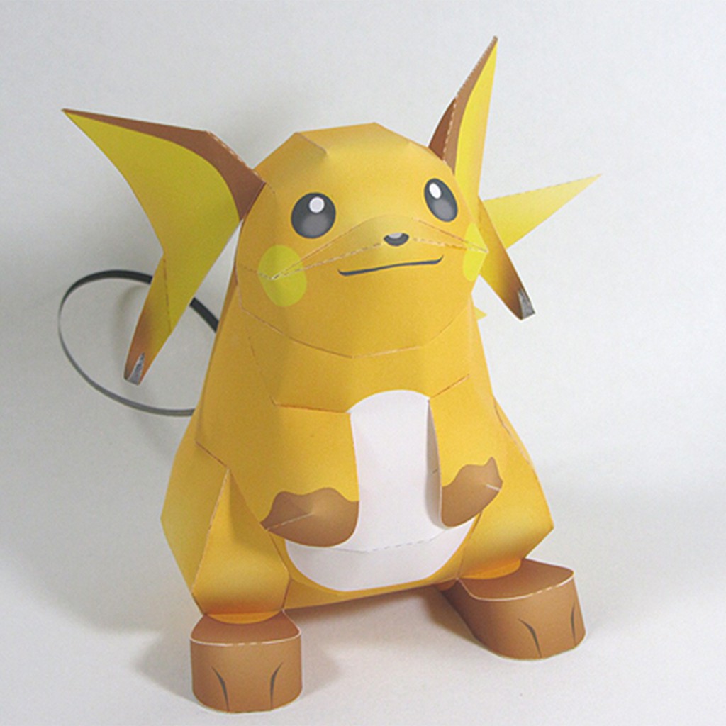 Mô hình giấy Pokemon Raichu