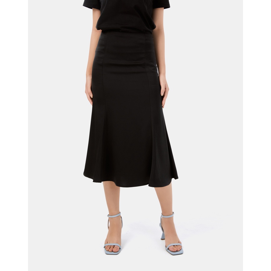 Chân Váy JUNO Midi Đổ Múi JNVLU010