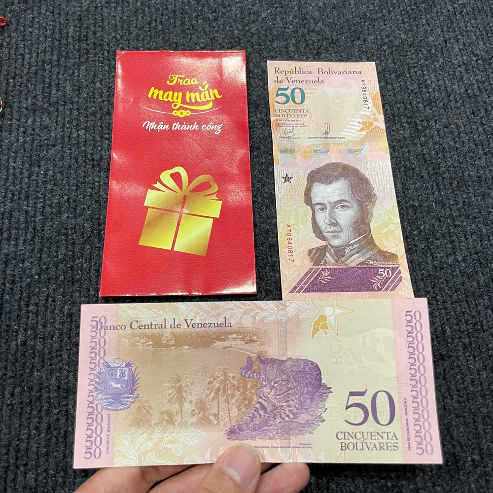 Tiền Hình Con Mèo Venezuela Lưu Niệm Lì Xì Tết 2023 - TẶNG KÈM BAO LÌ XÌ