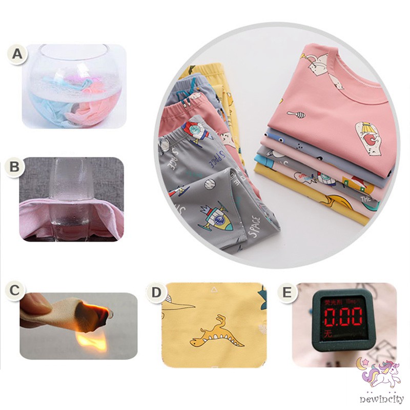 Bộ Pijama Cotton In Họa Tiết Hoạt Hình Dễ Thương Cho Bé