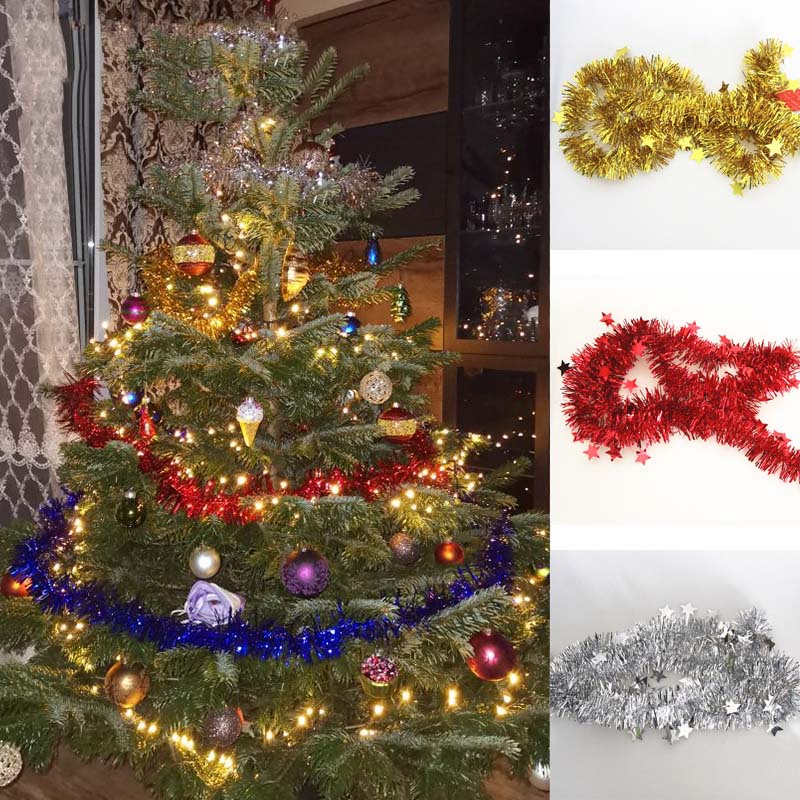 Bộ phụ kiện trang trí cây thông noel hình bông tuyết / chuông giáng sinh tùy chọn