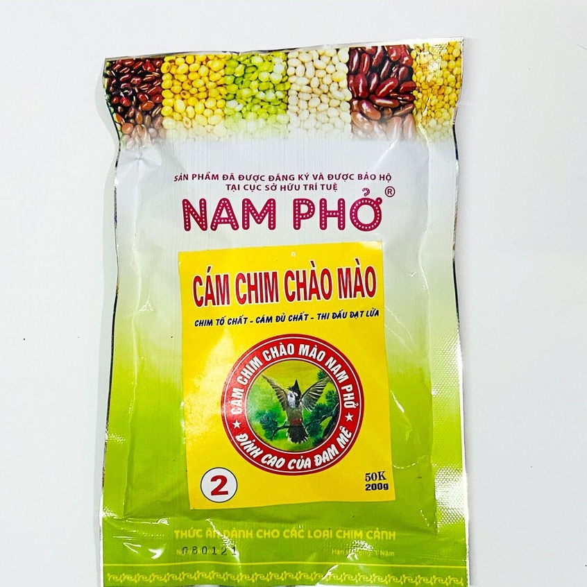 Cám chim chào mào Nam Phở Số 2 cám ăn thức ăn cho chim cao cấp CC38