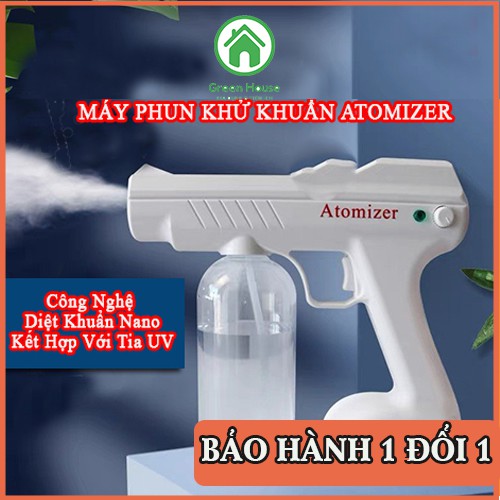 Máy khử khuẩn Nano cầm tay Atomizer Súng phun xịt khuẩn khử trùng nano an toàn tiện lợi