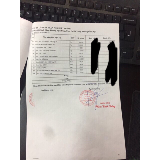 1 Hộp= 20 Chiếc bút bi TL-027 BÚT BI CHUẨN HÃNG SIÊU BỀN ĐỦ MÀU XANH, ĐEN, ĐỎ