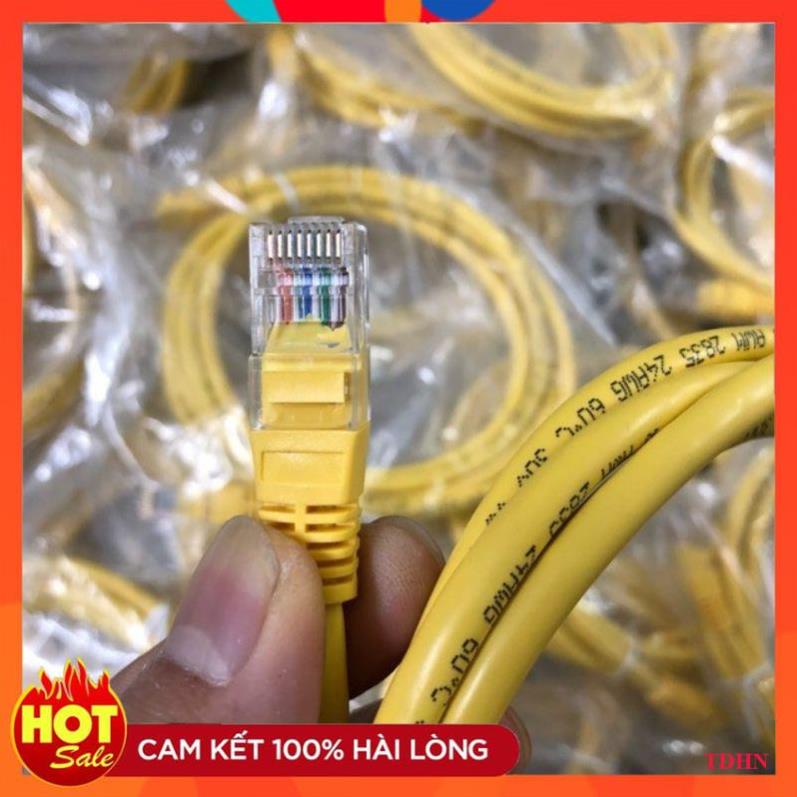 [Hãng] Dây mạng CAT5E bấm sẵn 8 lõi dài 1.5m vàng[GIÁ HỦY DIỆT